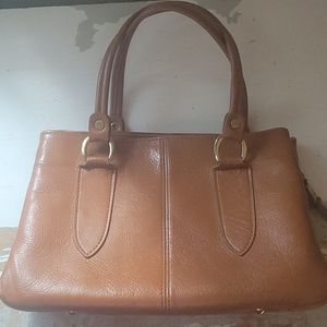 Vintage Caramel Leather Bag